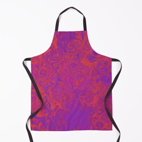 Item preview, Purple and Orange Swirls - Liquid Marble Art designed and sold by Victoria Rose.