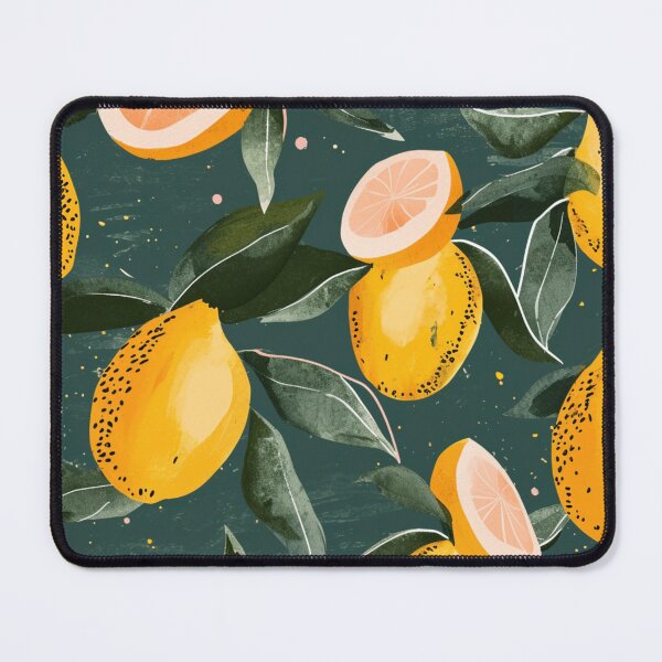Item preview, lemon on a green background designed and sold by porbenjaporn.