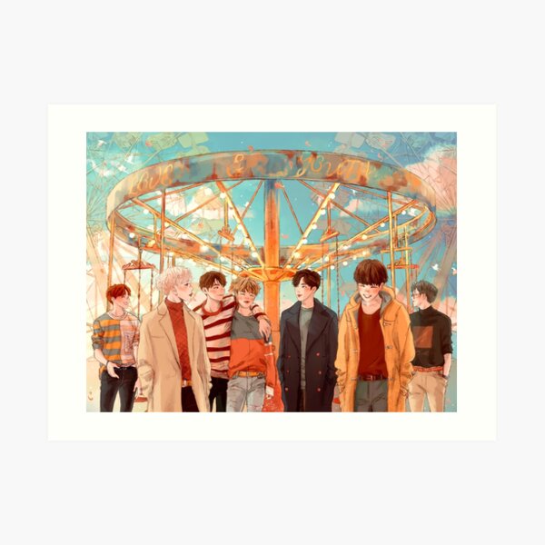 love and youth. Art Print