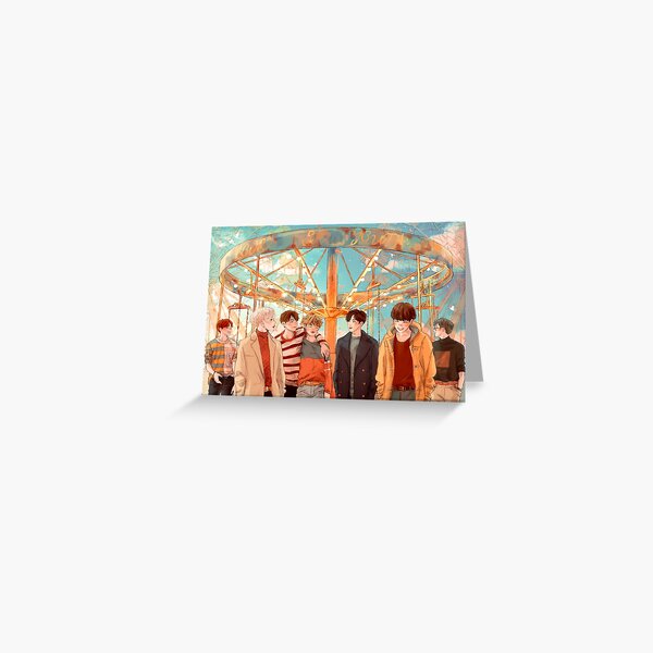 love and youth. Greeting Card