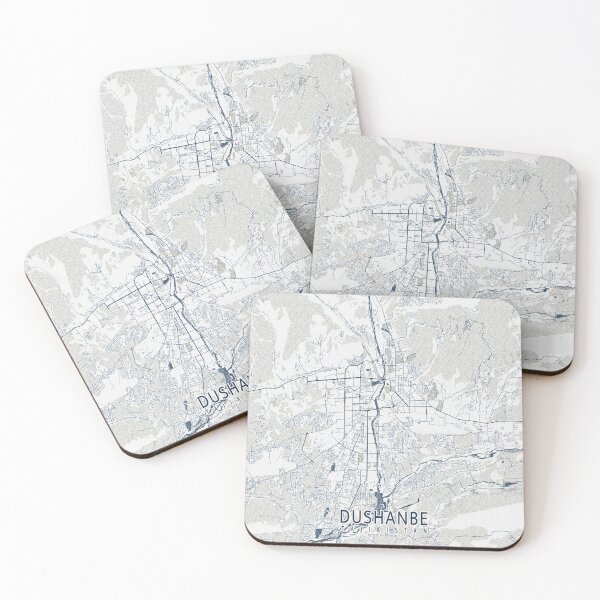Item preview, Dushanbe City Map of Tajikistan - Coastal designed and sold by deMAP.