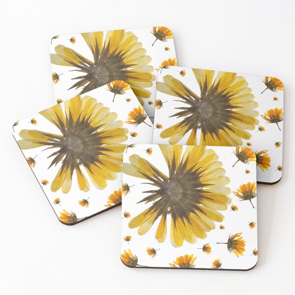 Item preview, Dried Pressed Sunflower Dried Flowers Pressed Flower Aesthetic Floral Pattern Nature designed and sold by mimiscreativity.
