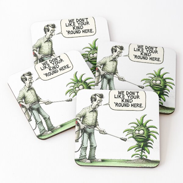 Item preview, Weeds Trespassing designed and sold by FamouslyStupid.
