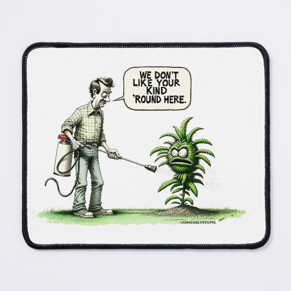 Item preview, Weeds Trespassing designed and sold by FamouslyStupid.