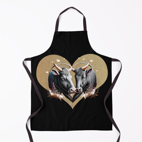 Item preview, Golden hearts bulls in love Camargue designed and sold by Astralia.