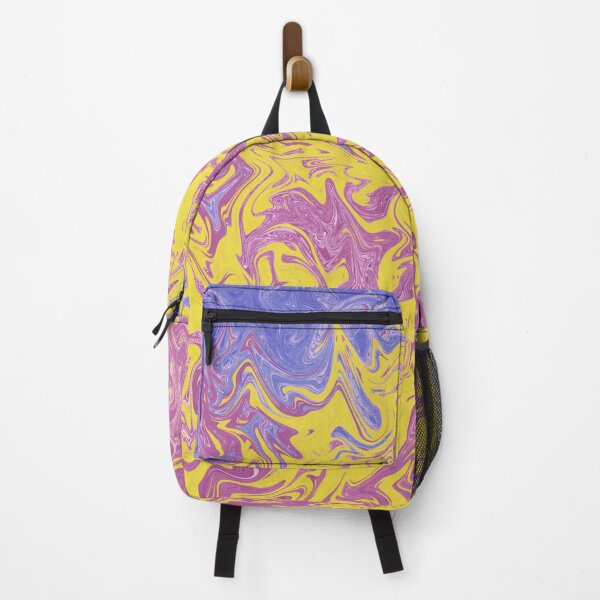 Item preview, Beautiful Swirls in Purple, Yellow, and Purple - Liquid Marble Art designed and sold by Victoria Rose.