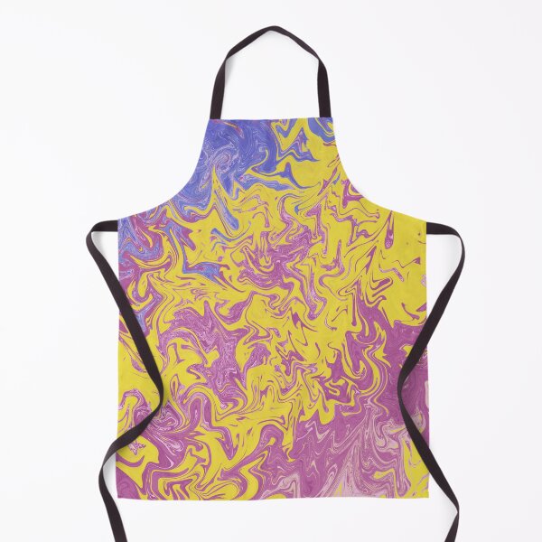 Item preview, Beautiful Swirls in Purple, Yellow, and Purple - Liquid Marble Art designed and sold by Victoria Rose.