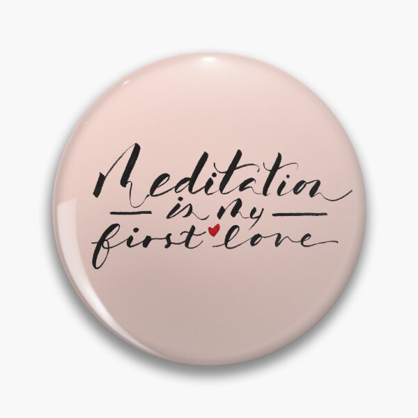 Item preview, Meditation is my first love I Handwritten Valentine Quote designed and sold by GreenStem.