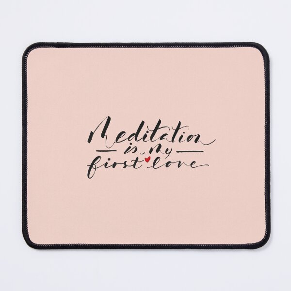 Item preview, Meditation is my first love I Handwritten Valentine Quote designed and sold by GreenStem.