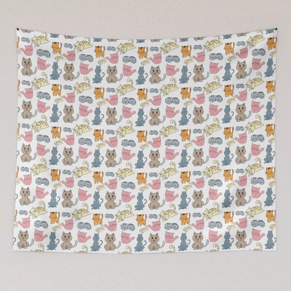 Item preview, Cute design, cute cat, bright colors. Warm design for everyone. designed and sold by isaartboho.