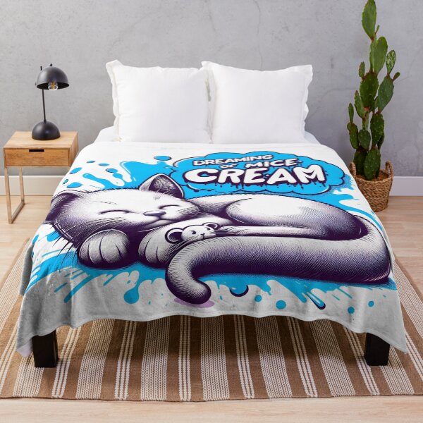 Item preview, Sleepy Kitten: Dreaming of Mice Cream designed and sold by Dungeon-Depot.