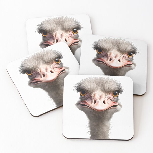 Item preview, Quirky Ostrich Portrait designed and sold by Tom-Johnson.