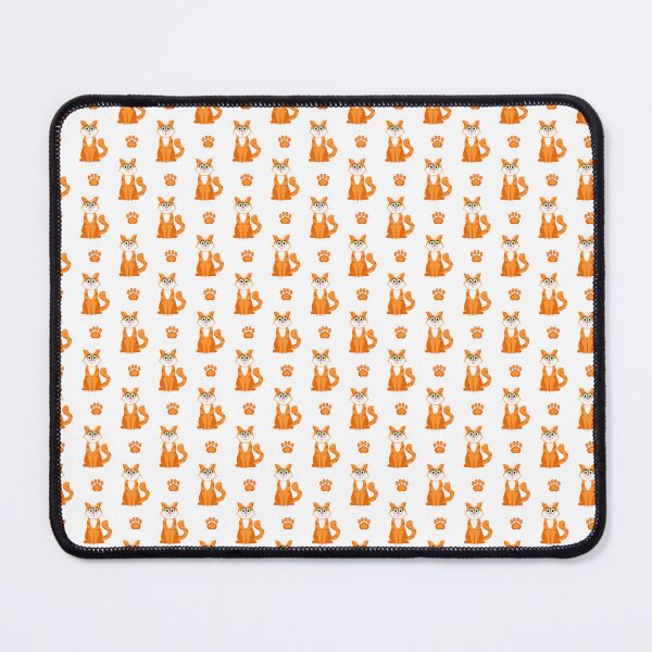 Item preview, Cute orange cat design. Cute cat pattern. Bright orange color. Warm design for everyone. designed and sold by isaartboho.