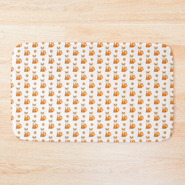 Item preview, Cute orange cat design. Cute cat pattern. Bright orange color. Warm design for everyone. designed and sold by isaartboho.