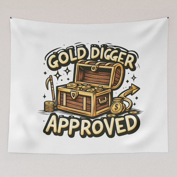 Item preview, Treasure Chest: Gold Digger Approved designed and sold by Dungeon-Depot.