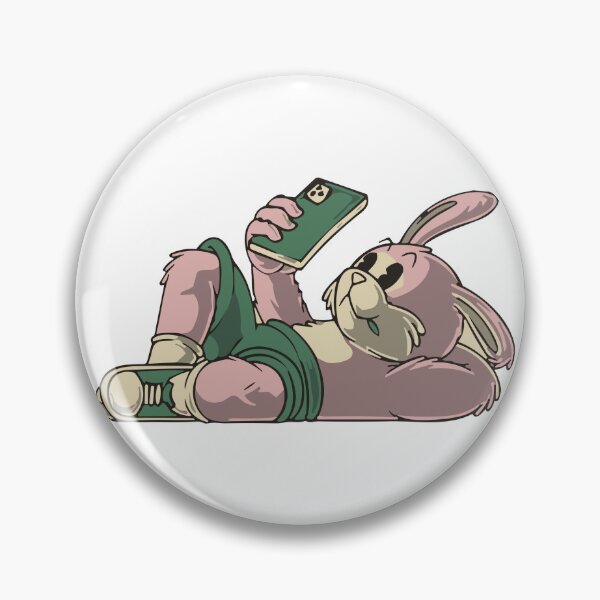 Item preview, Rabbit Mascot Watching Tick Tocks designed and sold by The  Qash.