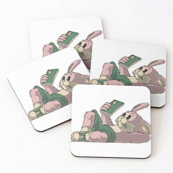 Item preview, Rabbit Mascot Watching Tick Tocks designed and sold by The  Qash.