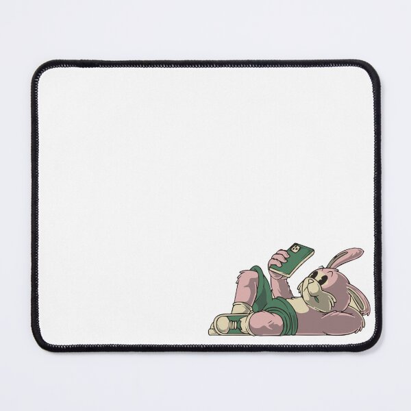 Item preview, Rabbit Mascot Watching Tick Tocks designed and sold by The Qash.