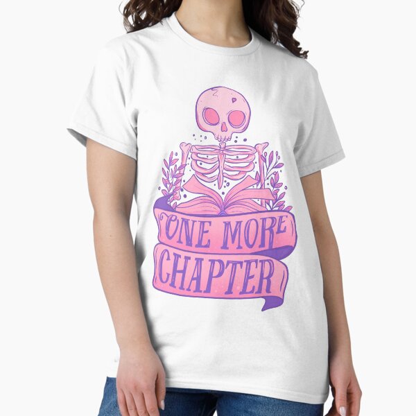 Item preview, Skeleton Reading a Book - One More Chapter Gothic Art designed and sold by Jess.a.creates.