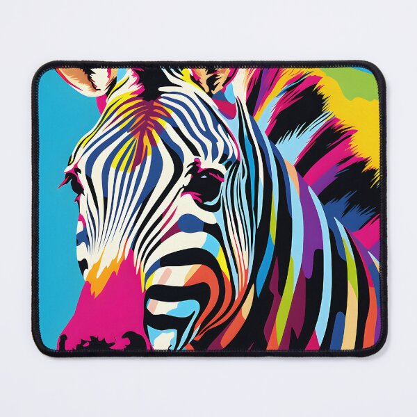 Item preview, Zebra portraits art. animal colorful. Animal throw pillow. designed and sold by formform.