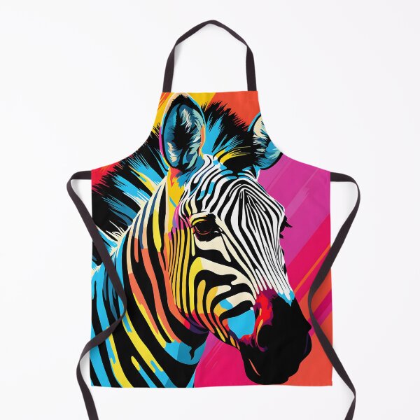 Item preview, Zebra portraits art. animal colorful. Animal throw pillow.  designed and sold by formform.