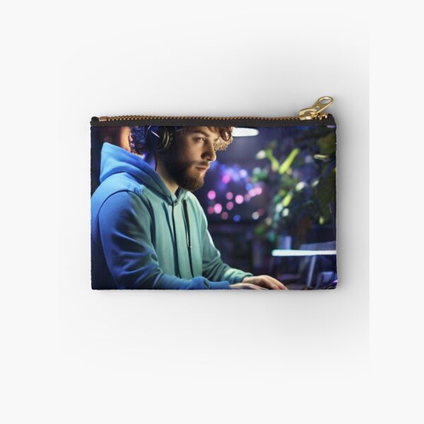 Item preview, Title: "Gamer's Oasis: Immersed in Neon Dreams" designed and sold by Especiallyforu.