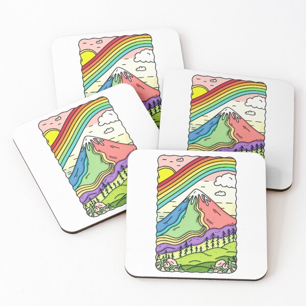 Item preview, Rainbow Mountain designed and sold by WatercolorWilds.