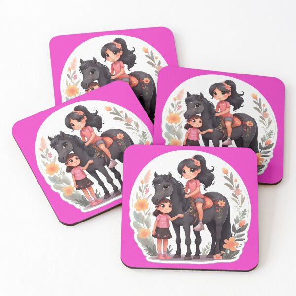 Item preview, Two girls and a horse designed and sold by TimeBender.