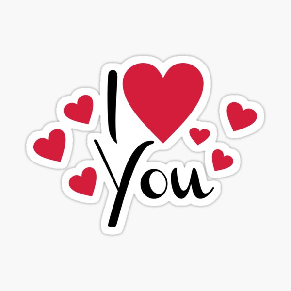 Ich Liebe Dich Stickers | Redbubble