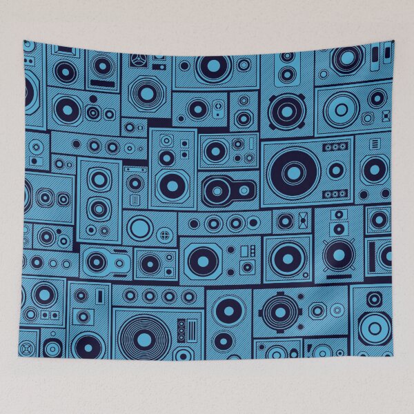 Item preview, Speaker Stack Blue designed and sold by AtomicMalibu.