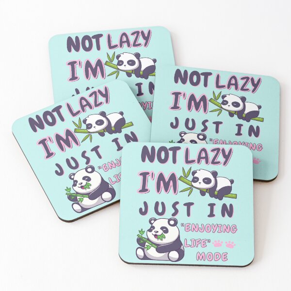 Item preview, enjoying life mode kawaii panda designed and sold by DrMerlin.