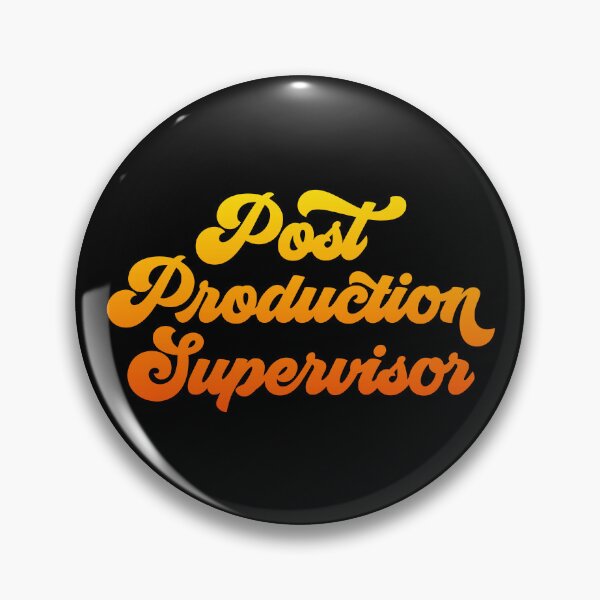 Item preview, Groovy Post Production Supervisor Film Crew designed and sold by NermilioDesigns.