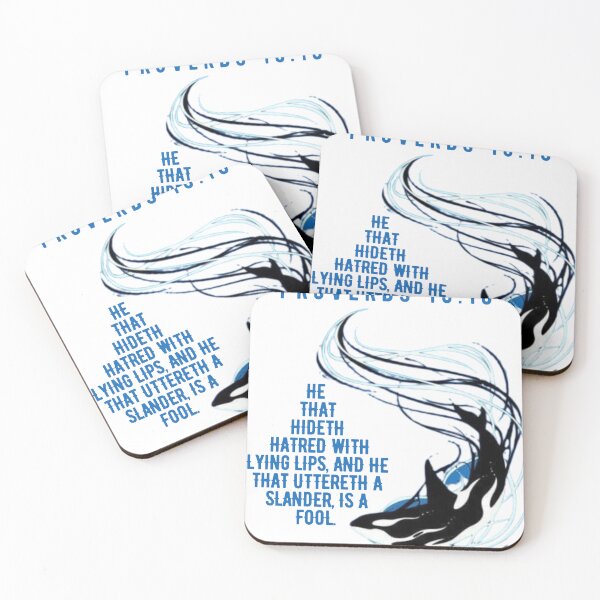 Item preview, Proverbs 10:18 about lying lips designed and sold by ErinShae20.