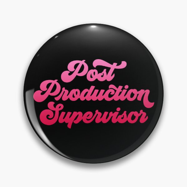 Item preview, Groovy Post Production Supervisor Film Crew designed and sold by NermilioDesigns.