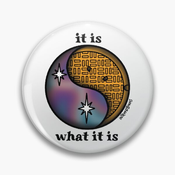 Item preview, “It Is What It Is” Flash Tattoo designed and sold by IntrepidBeans.