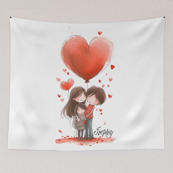 Item preview, I love Mom&Dad  designed and sold by RiawsShop.
