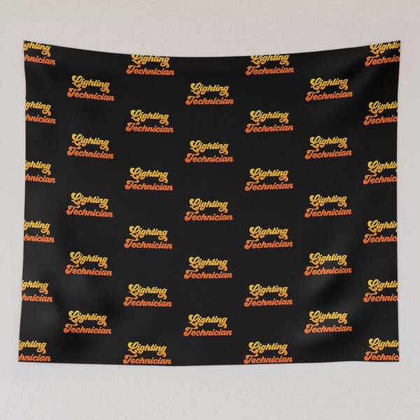Item preview, Groovy Lighting Technician Film Crew designed and sold by NermilioDesigns.