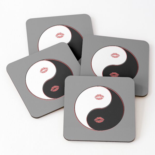 Item preview, yin yang balance harmony design eastern philosophy lips designed and sold by 4rpixs.
