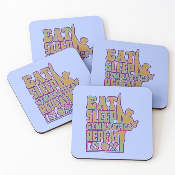 Item preview, Eat Sleep Gymnastics Repeat designed and sold by creativerooney.