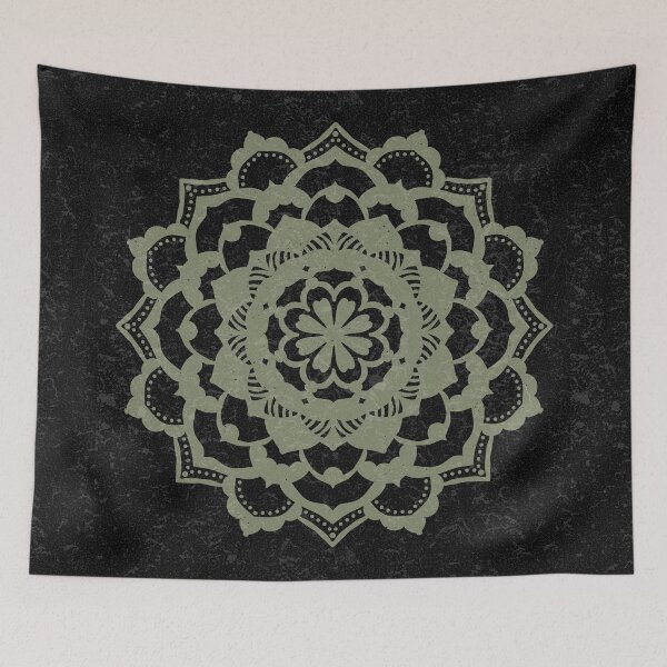 Item preview, Deva Mandala - Coal + Sage designed and sold by Irene Estelle.