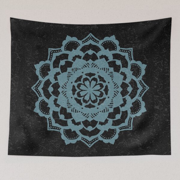 Item preview, Deva Mandala - Coal + Peacock designed and sold by Irene Estelle.