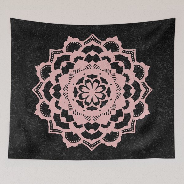 Item preview, Deva Mandala - Coal + Rose designed and sold by Irene Estelle.