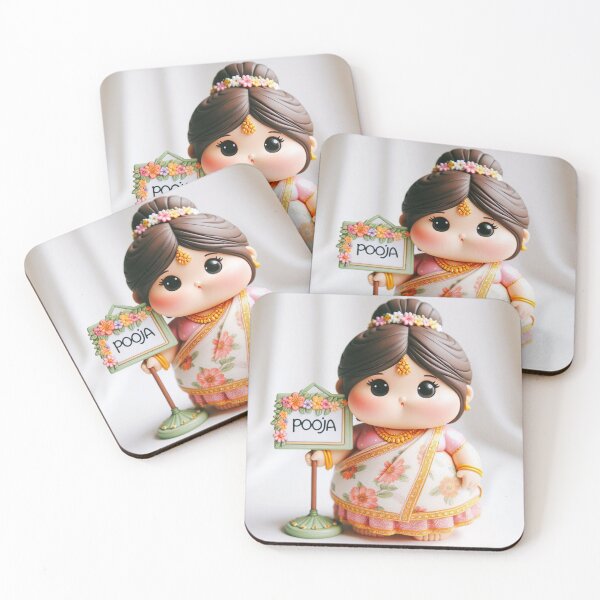 Item preview,  Pooja Chubby Girl Cartoon  designed and sold by Vaidustock.