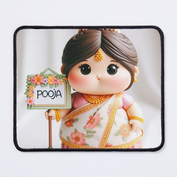 Item preview,  Pooja Chubby Girl Cartoon  designed and sold by Vaidustock.