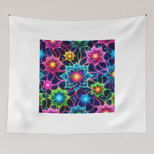 Item preview, Modern ,Neon Floral Design designed and sold by GPrint001.