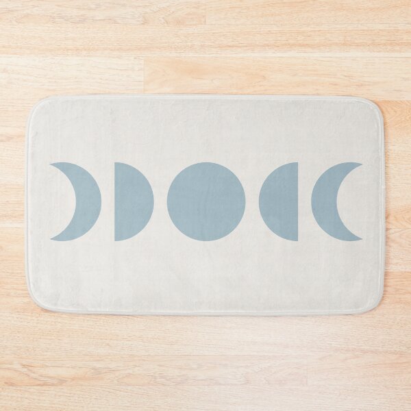 Item preview, Minimal Moon Phase-Light Blue by Bossy Cat Home designed and sold by BossyCatHome.