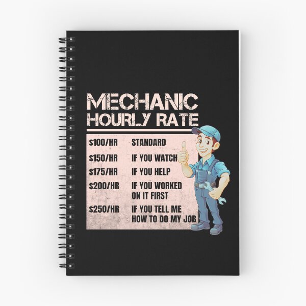 Item preview, Mechanic Hourly Rate Funny Gift Idea For Mechanic designed and sold by StanPera.