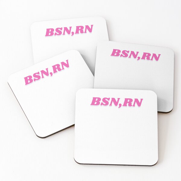 Item preview, BSN, RN  Bachelors of Science in Nursing ( Bright pink) designed and sold by smellbellart3.