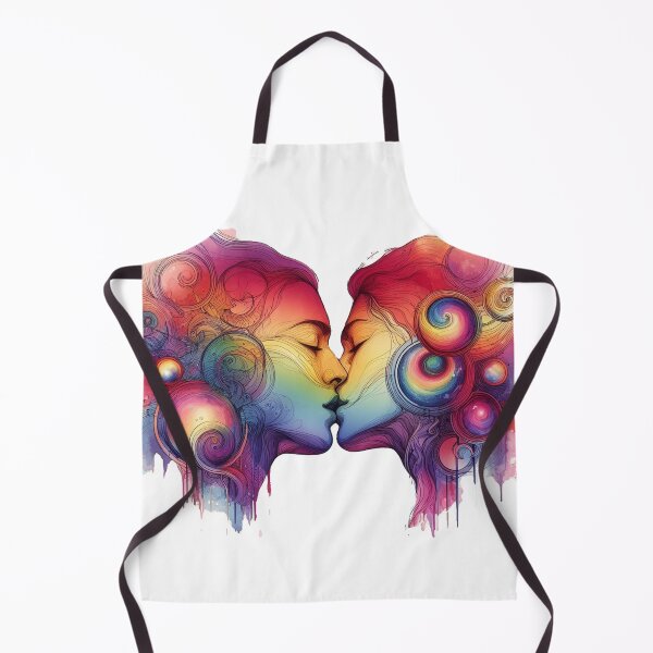 Item preview, Lesbian Love Kissing Art designed and sold by LesbianLoveShop.