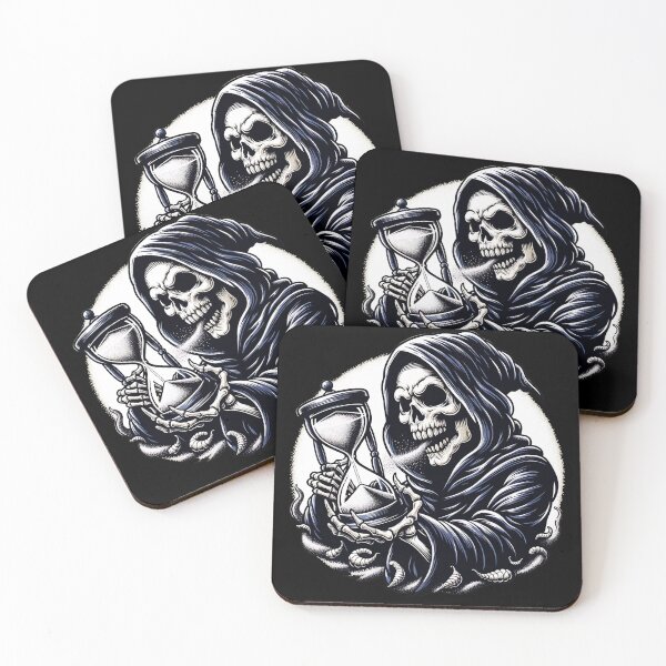Item preview, I Eat Sand Grim Reaper With Hourglass designed and sold by Joyful-Park.